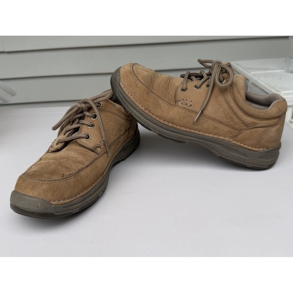 G.H. Bass Barbarino Mens 7M Tan Leather Nubuck Walking Shoes Casual Comfort 2004